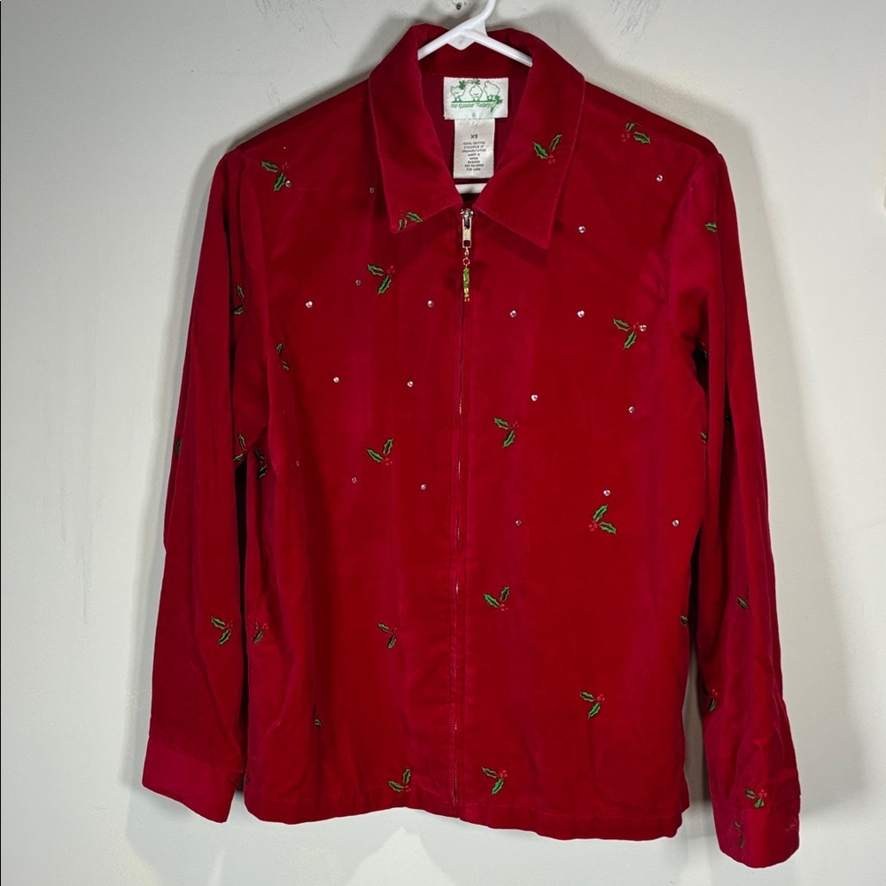 Christmas Vibrant Red Jacket